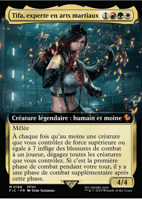 Tifa, experte en arts martiaux