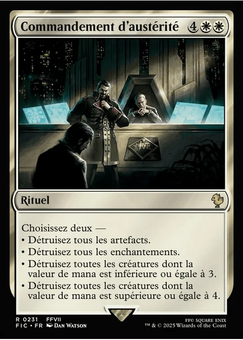 Commandement d'austérité