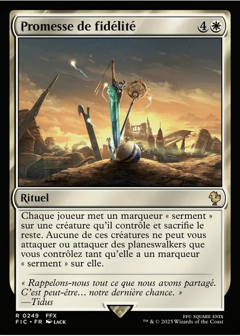 Promesse de fidélité