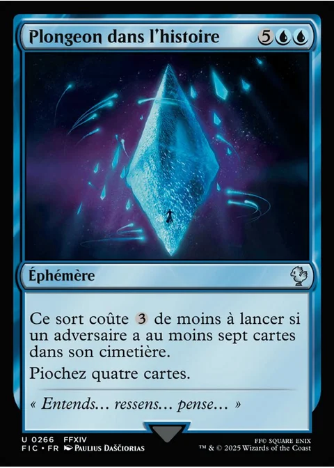 Plongeon dans l'histoire