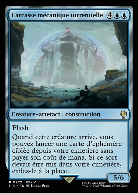 Carcasse mécanique torrentielle