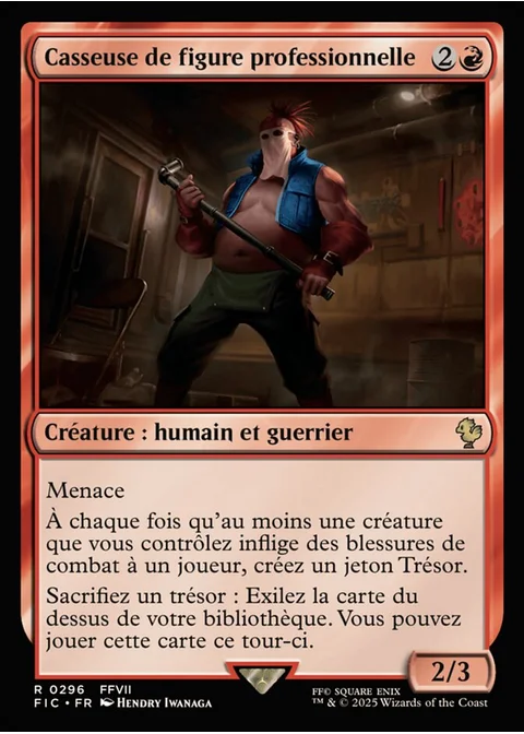 Casseuse de figure professionnelle