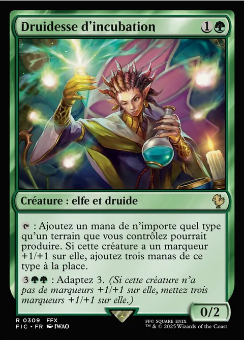 Druidesse d'incubation