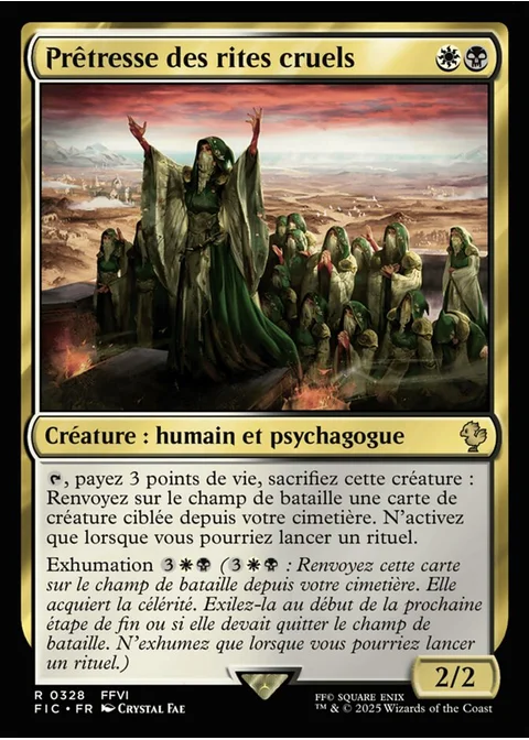 Prêtresse des rites cruels