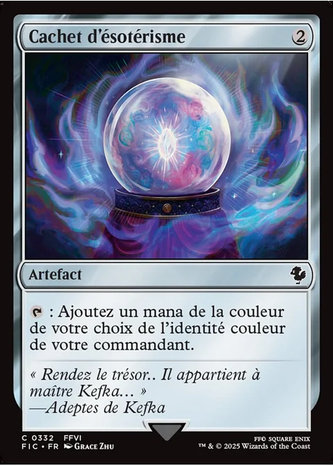 Cachet d'ésotérisme