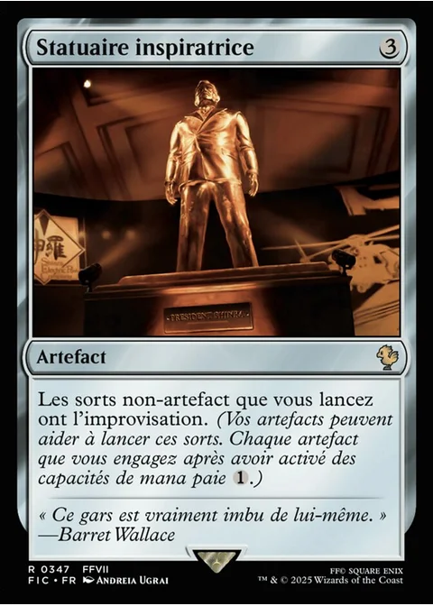 Statuaire inspiratrice