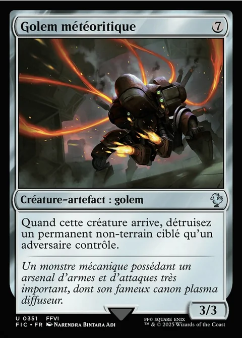 Golem météoritique