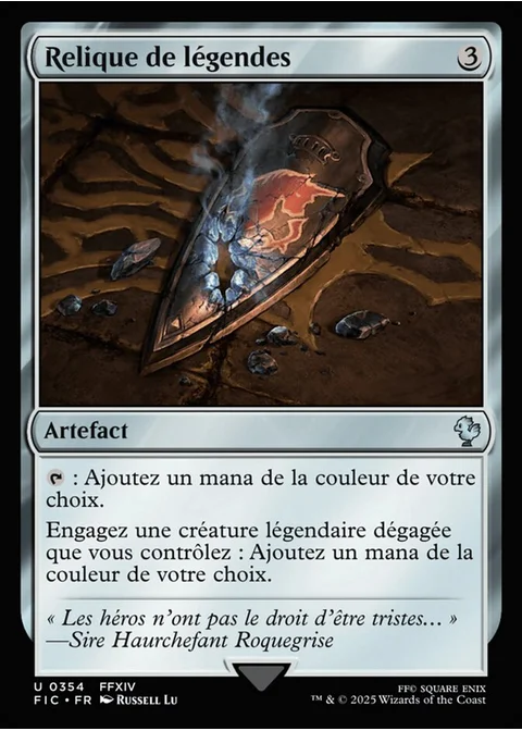 Relique de légendes