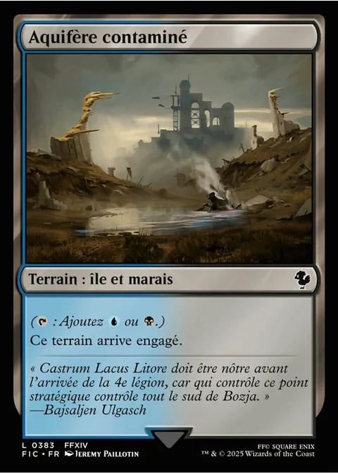 Aquifère contaminé