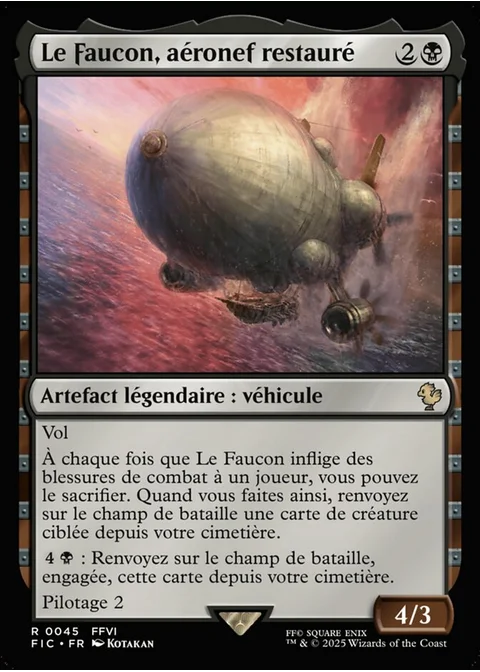 Le Faucon, aéronef restauré