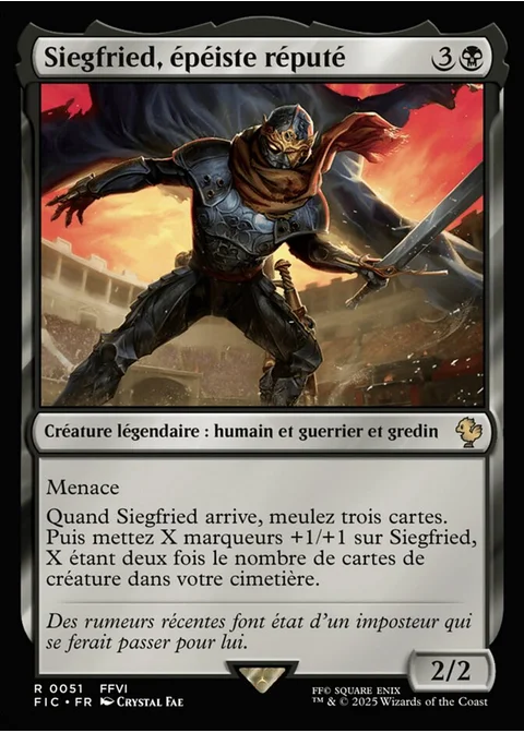 Siegfried, épéiste réputé