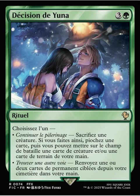 Décision de Yuna