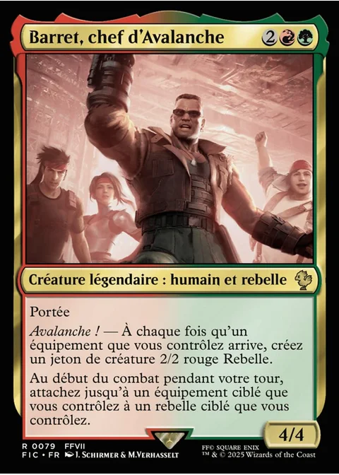 Barret, chef d'Avalanche