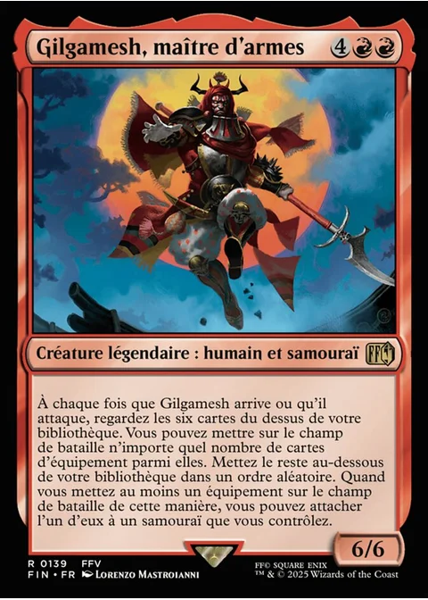 Gilgamesh, maître d'armes