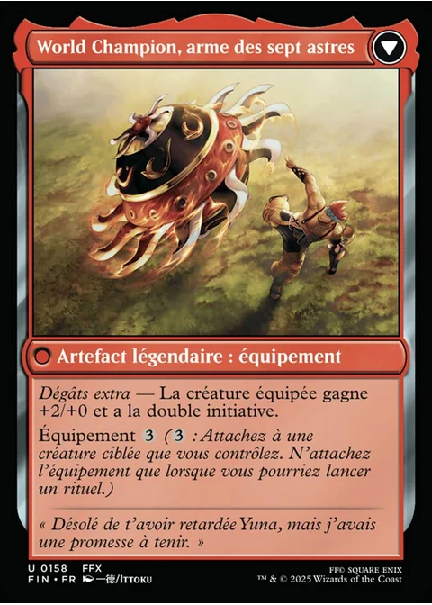 World Champion, arme des sept astres