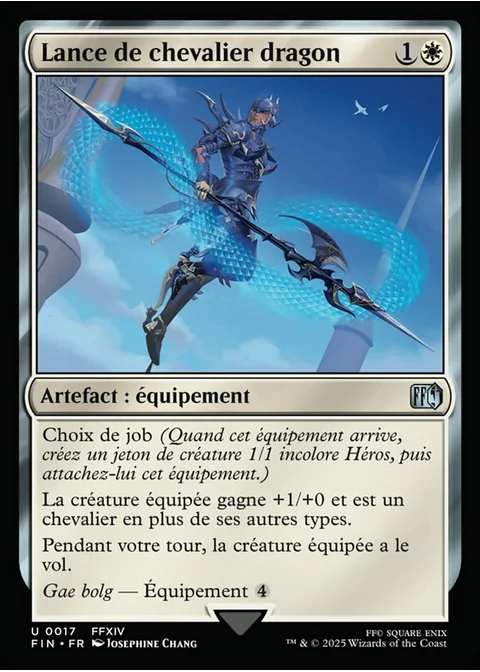 Lance de chevalier dragon