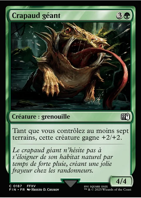 Crapaud géant