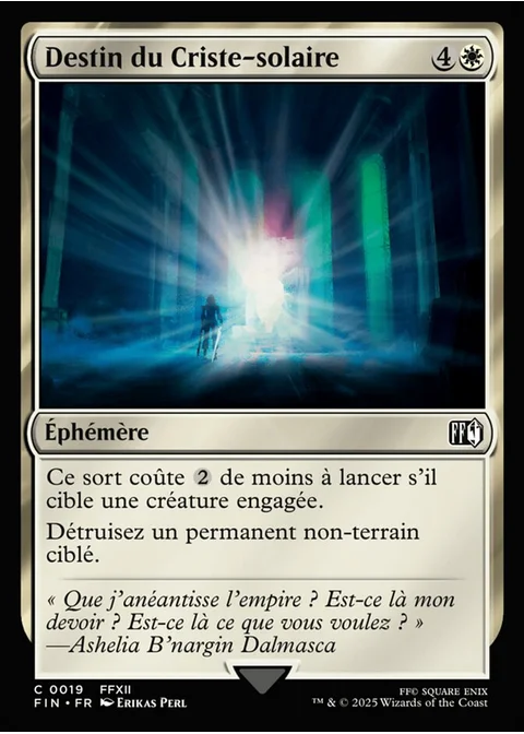 Destin du Criste-Solaire