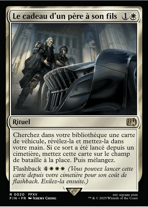 Le cadeau d'un père à son fils