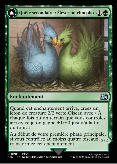 Quête annexe : élever un chocobo