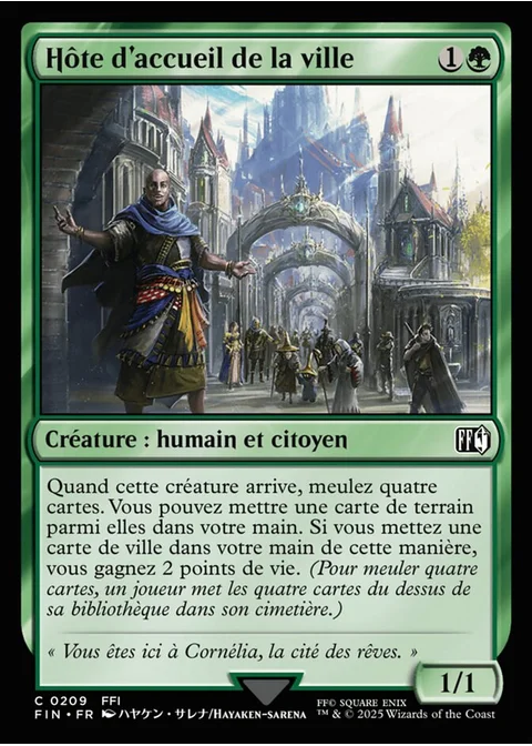 Hôte d'accueil de la ville