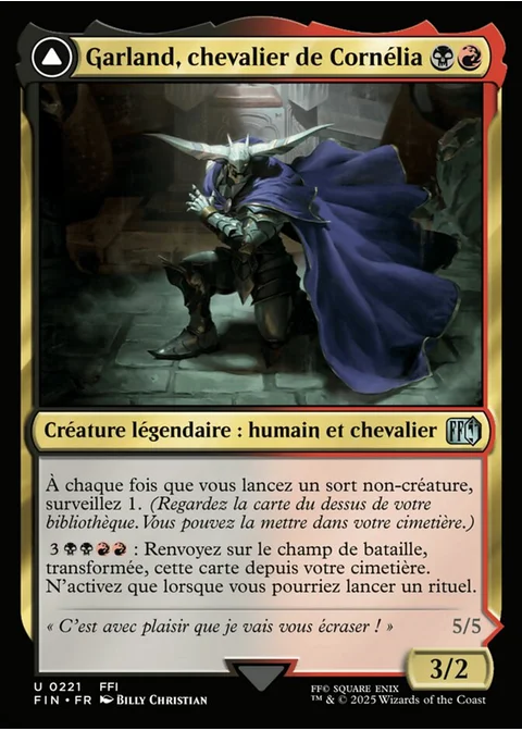 Garland, Knight of Cornelia