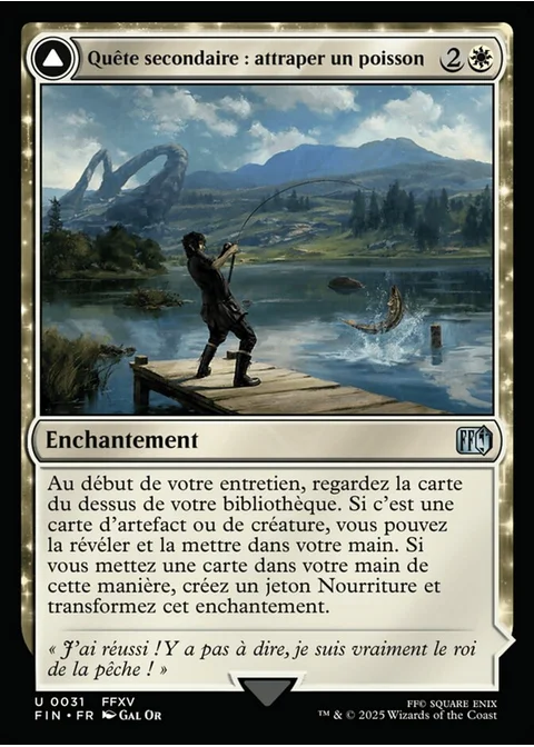 Quête annexe : attraper un poisson