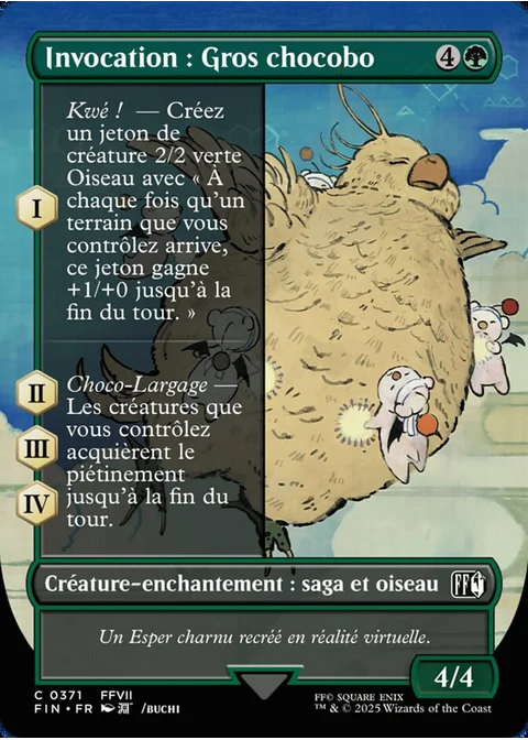 Invocation : Gros chocobo