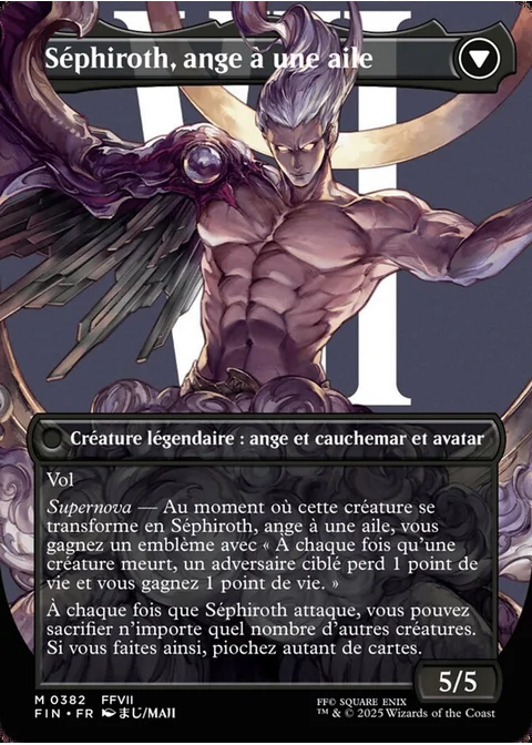 Séphiroth, ange à une aile