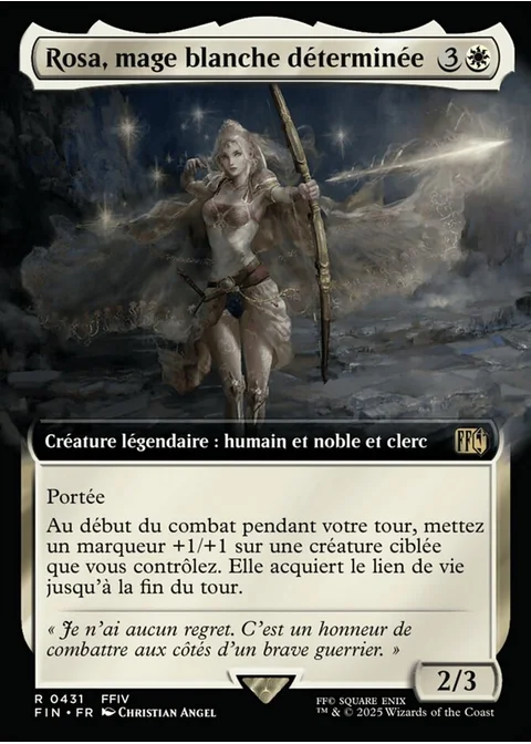 Rosa, mage blanche déterminée