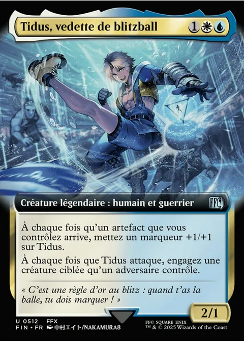 Tidus, vedette de blitzball