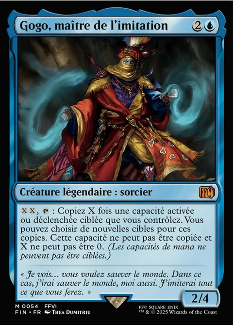 Gogo, maître de l'imitation