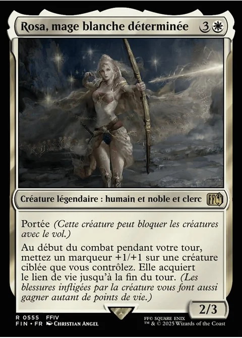 Rosa, mage blanche déterminée