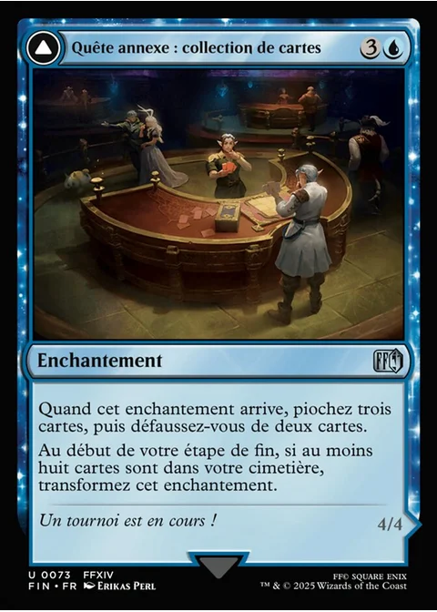 Quête annexe : collection de cartes
