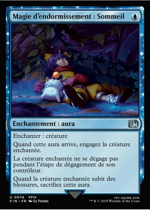 Sort d'endormissement : Sommeil