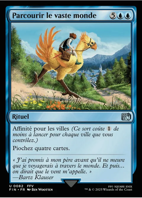 Parcourir le vaste monde