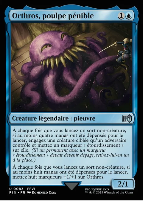 Orthros, poulpe pénible