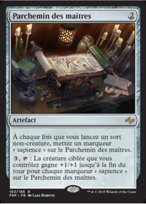 Parchemin des maîtres