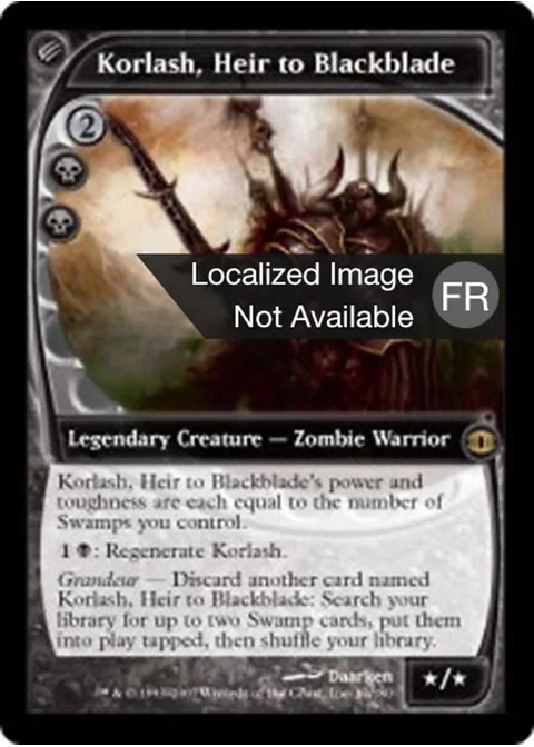 Korlash, héritier de Lamenoire