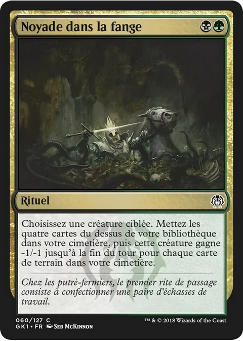 Noyade dans la fange