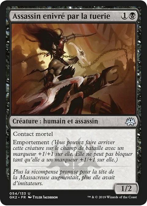 Assassin enivré par la tuerie