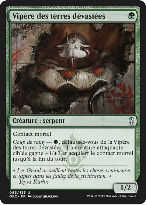 Vipère des terres dévastées