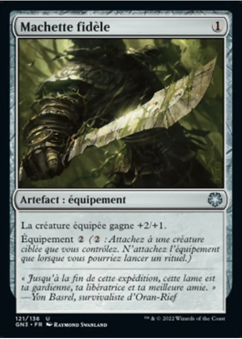 Machette fidèle