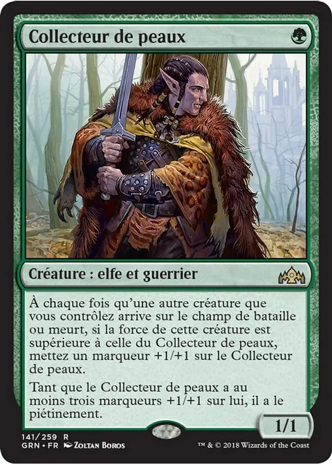 Collecteur de peaux