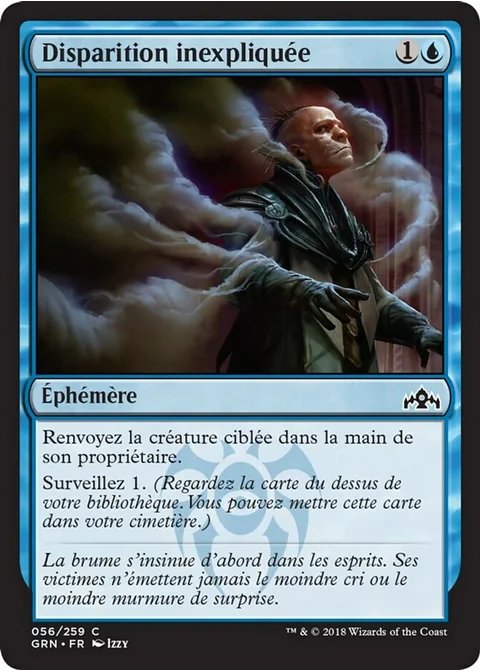 Disparition inexpliquée