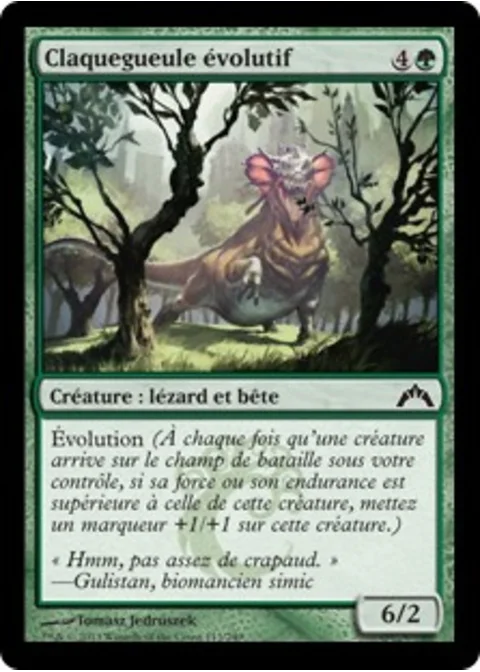 Claquegueule évolutif