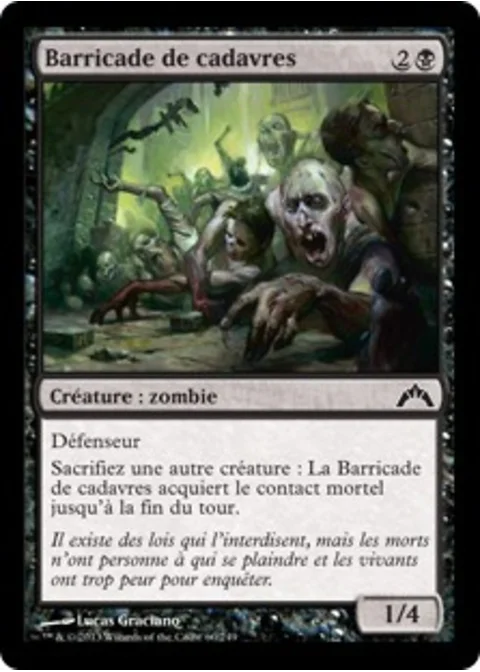 Barricade de cadavres