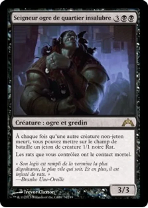 Seigneur ogre de quartier insalubre