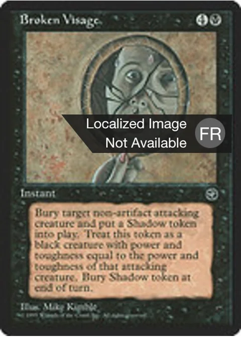 Visage brisé