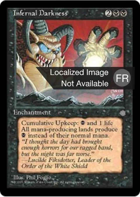 Obscurité infernale